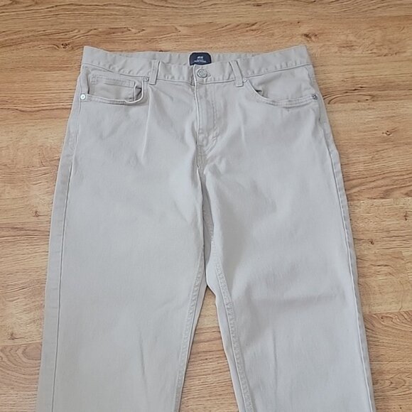 H&M Men's Tan Slim Fit Coupe Etroite Chinos Size 31 - Picture 3 of 8
